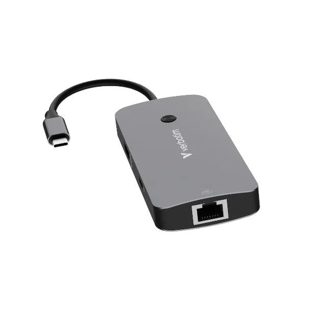 Verbatim USB-C Pro Multiport Hub 5-Port Hub with 4K HDMI, Gigabit Ethernet