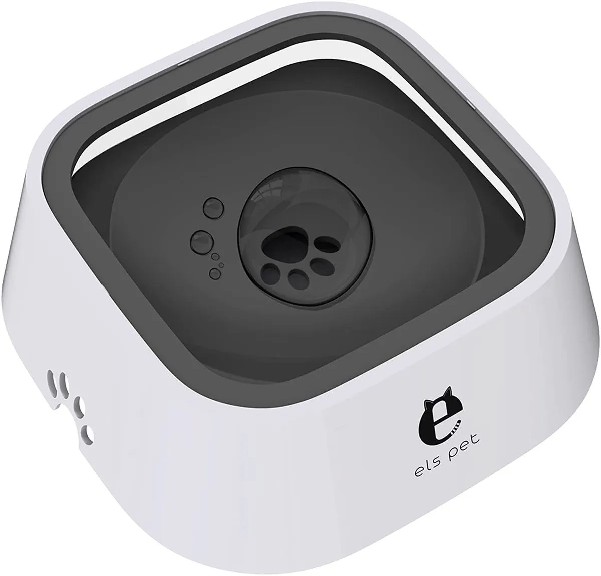 ELS PET - 1.5L Pet Splash Proof Floating Water Bowl