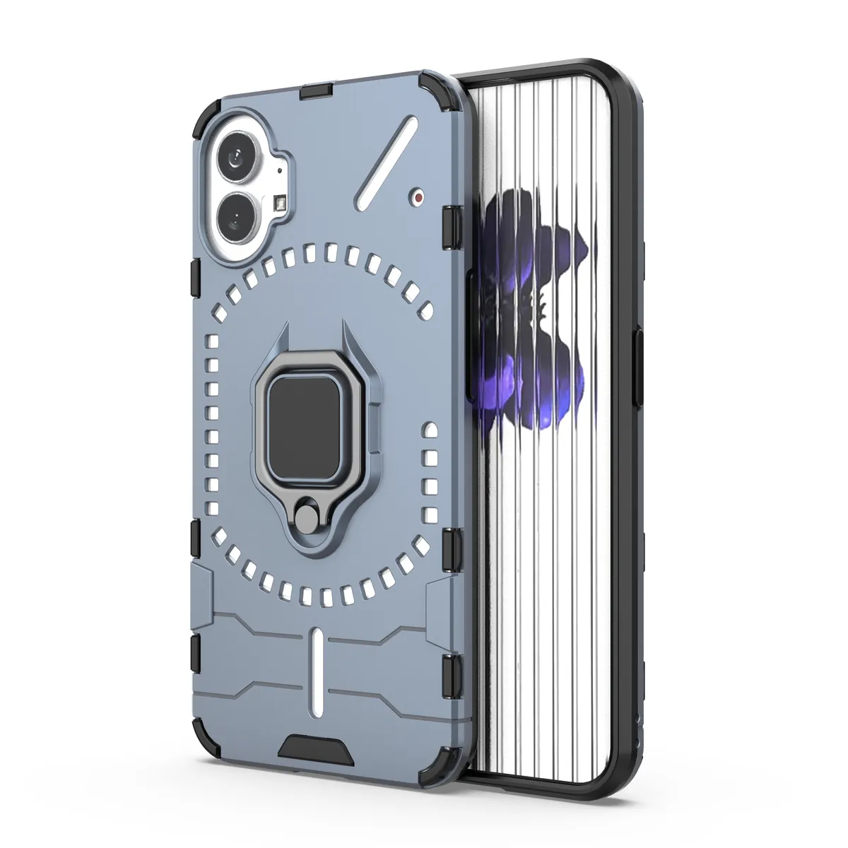 Cover for Nothing Phone 1 - Gadget Mafia Shockproof Panther Case - Blue