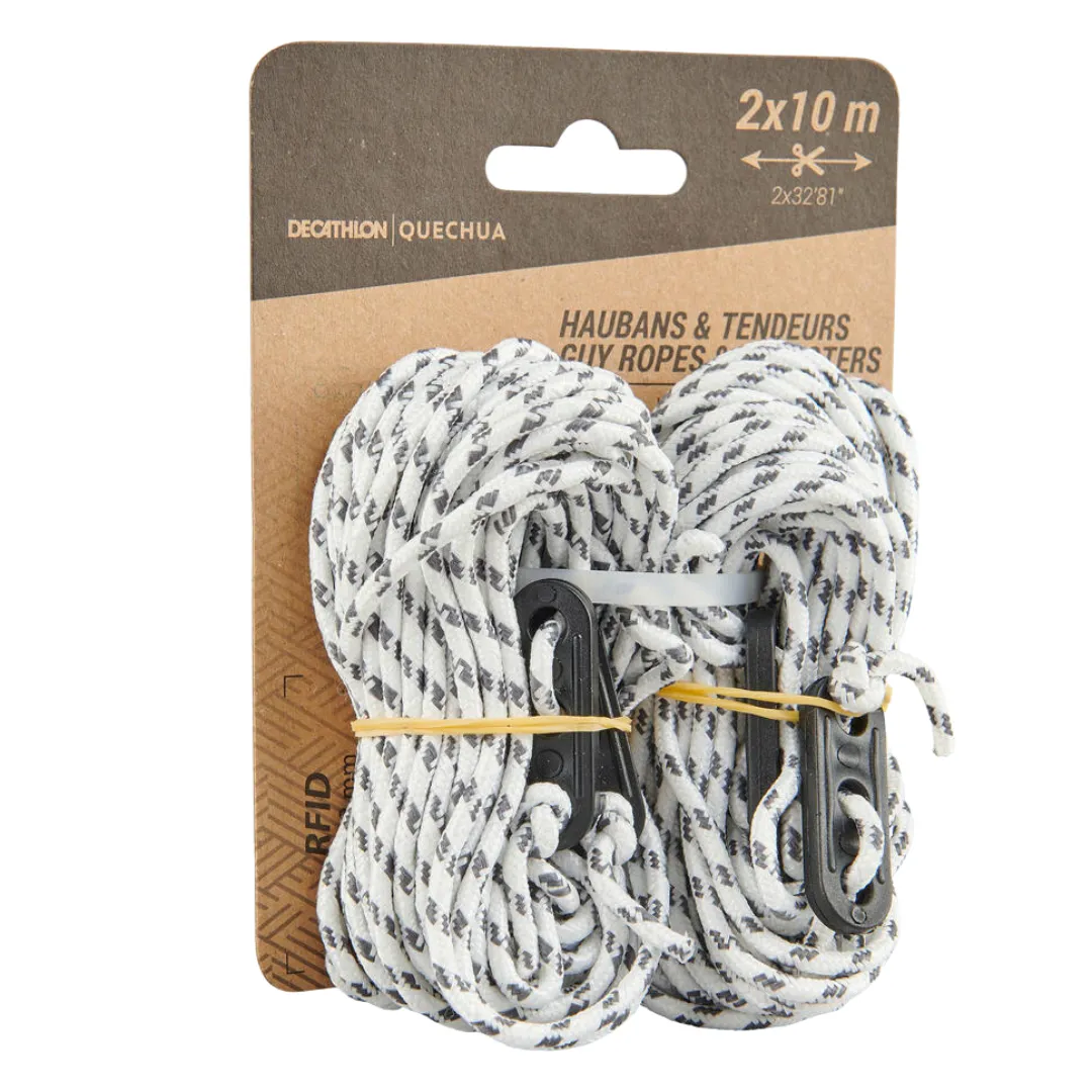 Quechua 2Guy Ropes and 4Guy Lines for Tents