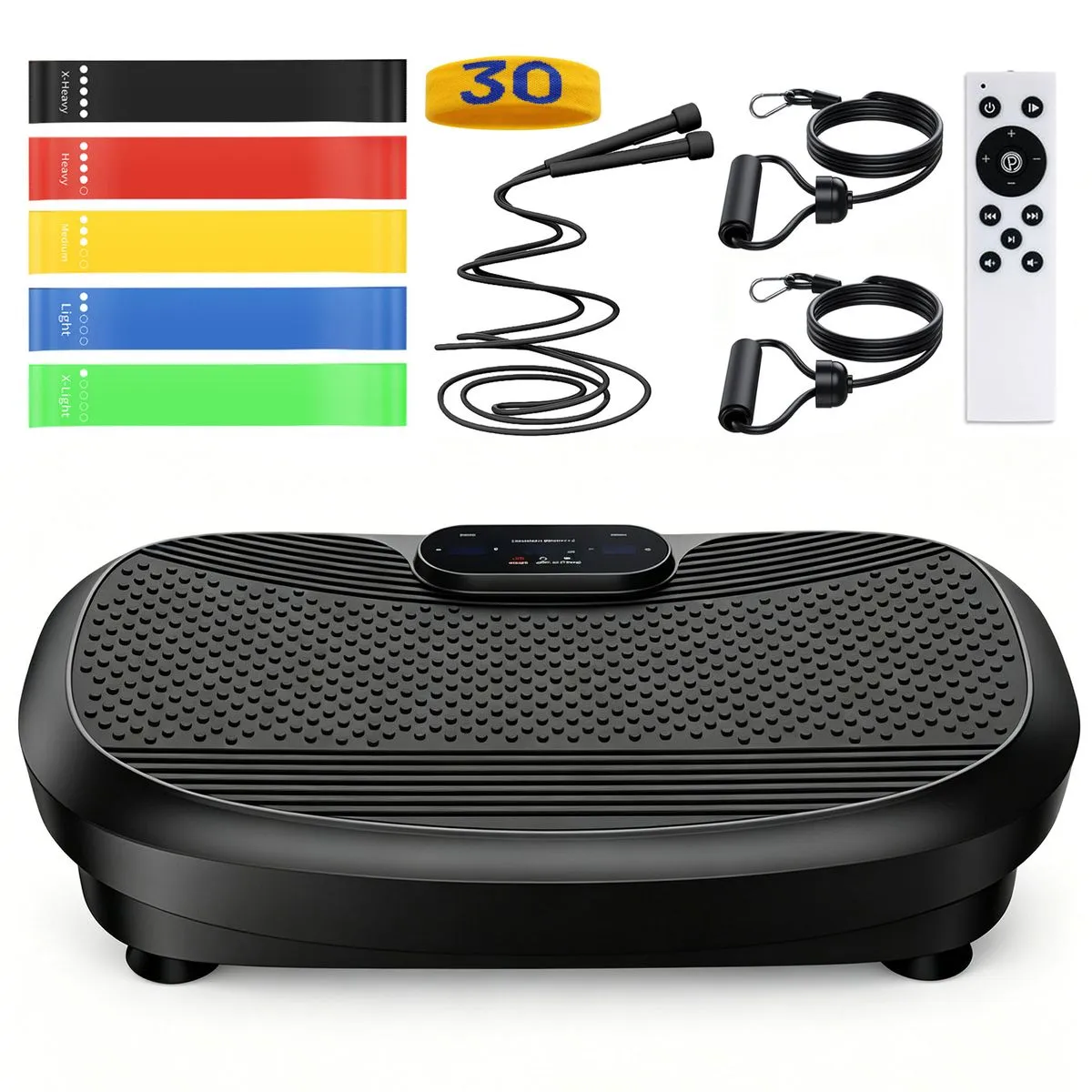 Vibration Plate Exercise Machine Set -Vibrating Fitness Plate for Full-Body