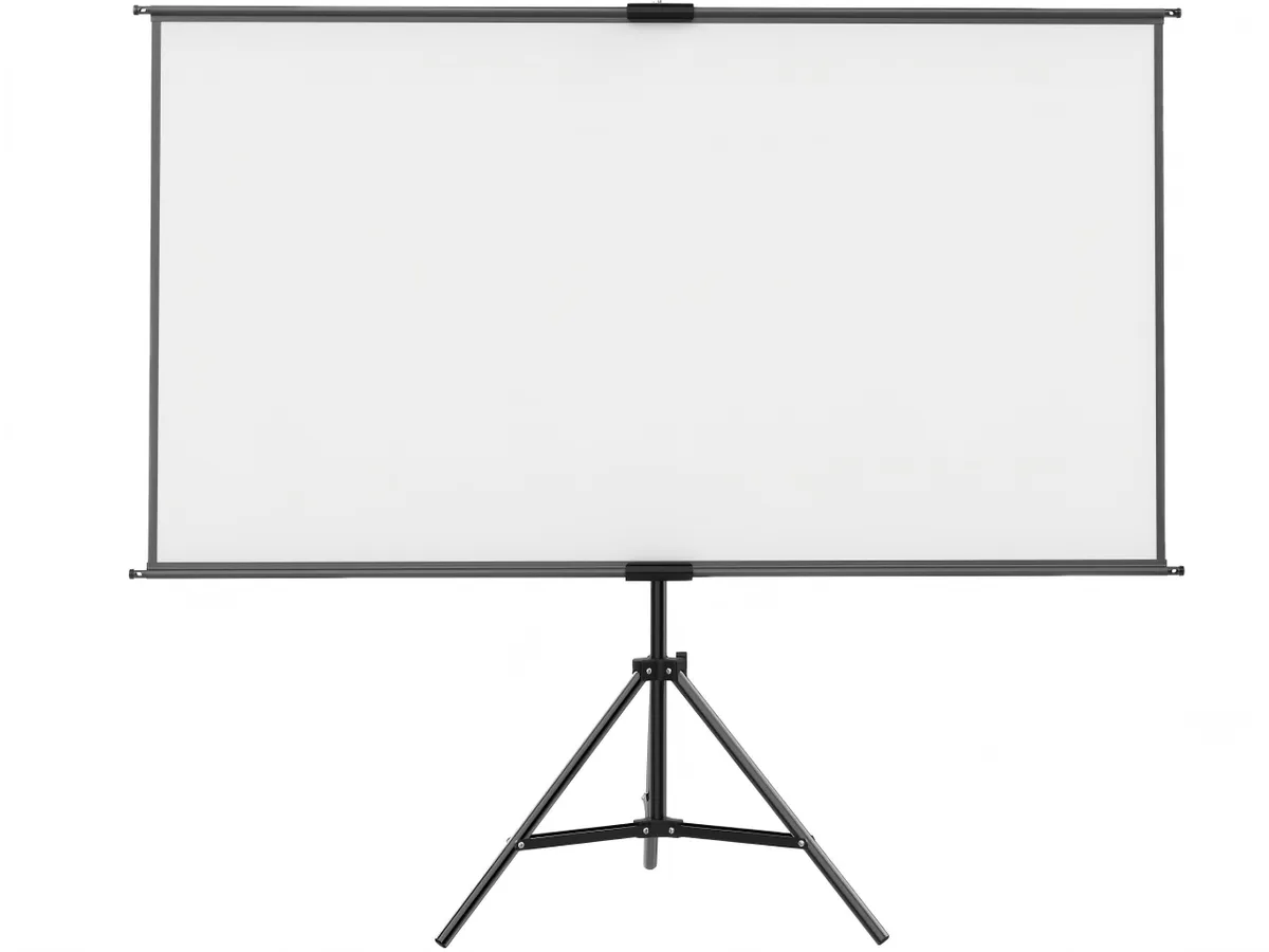 100 Inch 16:9 Ratio Portable Projector Screen with Tripod 4K