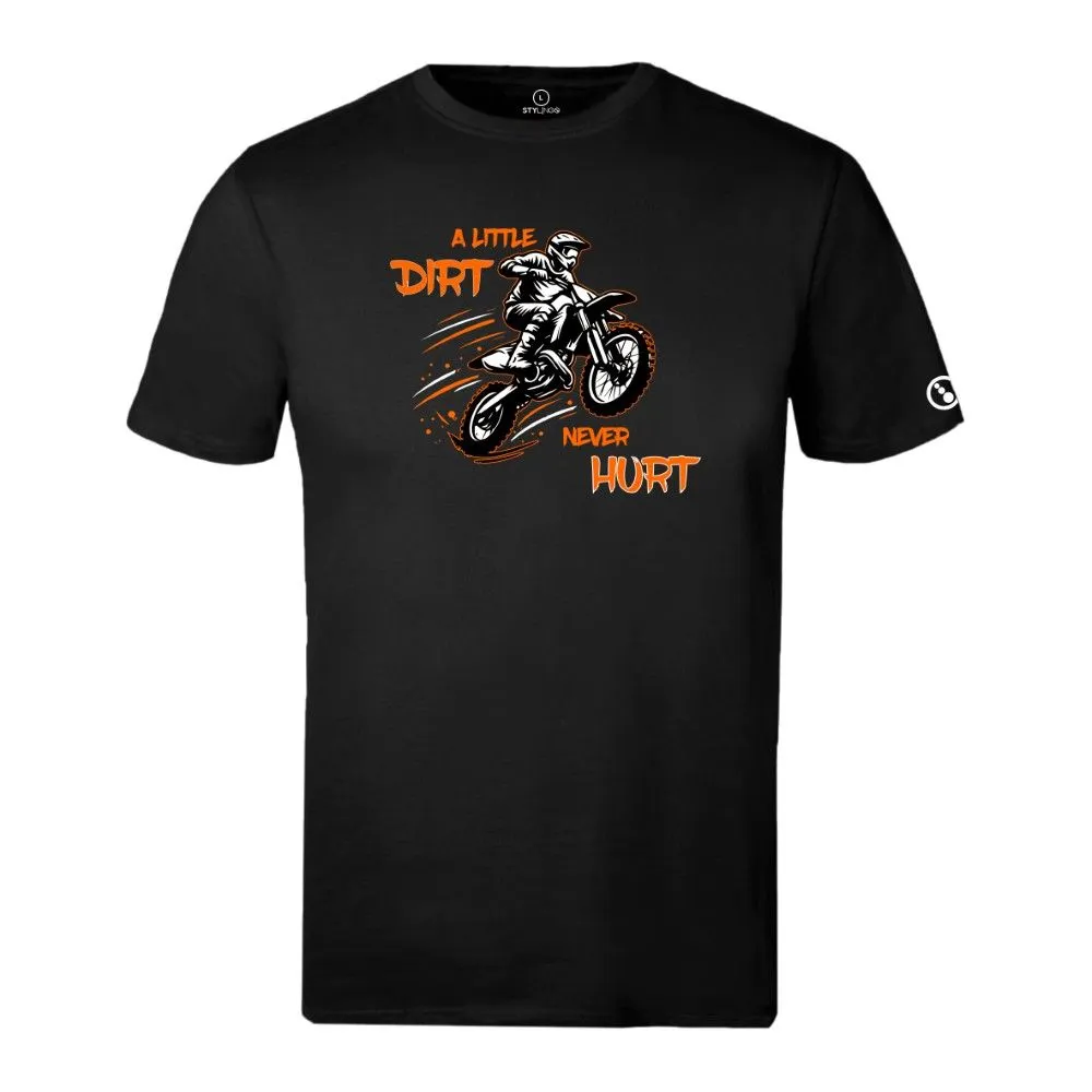 Biker T-Shirt - Mens - A Little Dirt