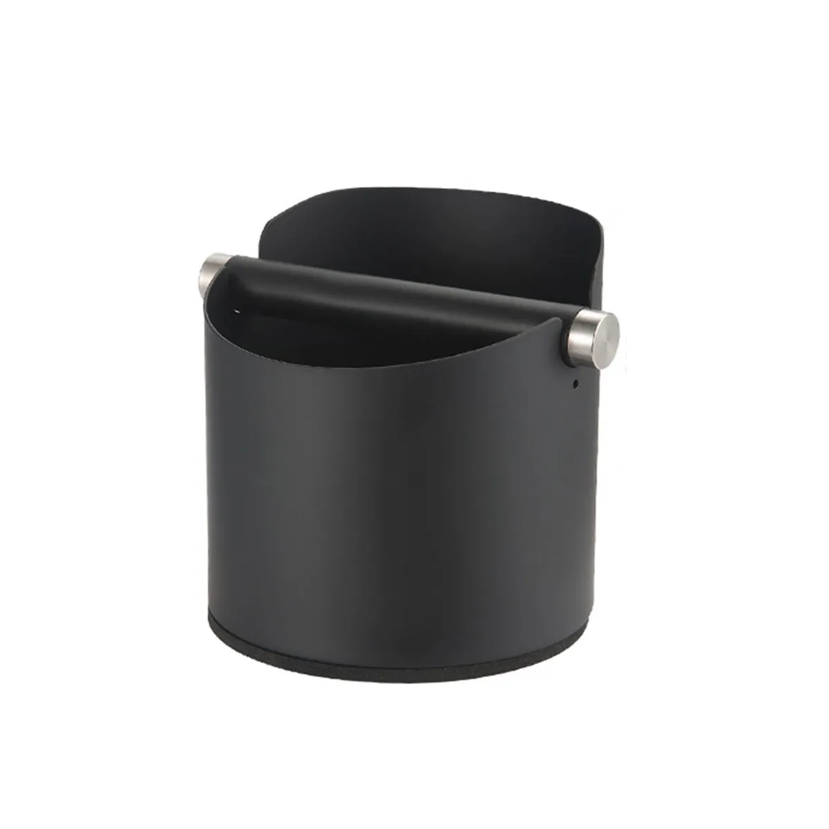 Coffee Knock Box, Coffee Grounds Collection,Suitable for coffee lovers - Black