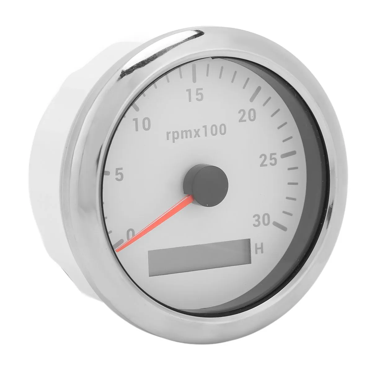 85mm Tachometer 0-3000rpm Adjustable 7 Color Backlight for Car Boat Engine