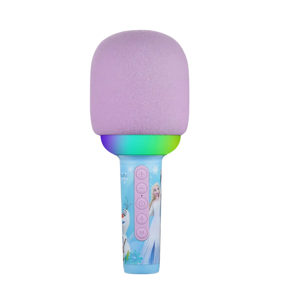 Disney Bluetooth Dome Microphone for Kids with LED Lights - Frozen