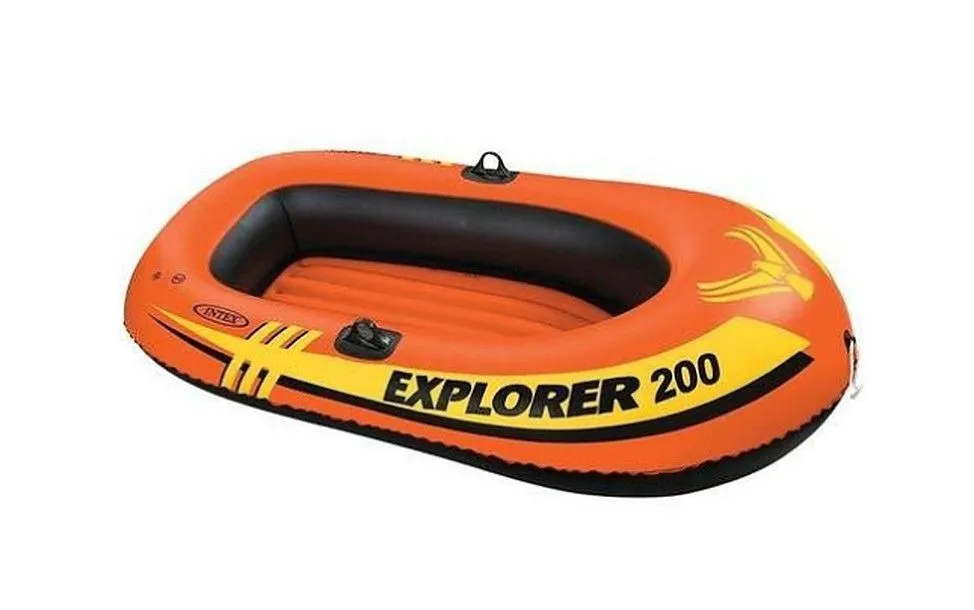 Intex 2 Person Explorer 200 Boat Set Orange