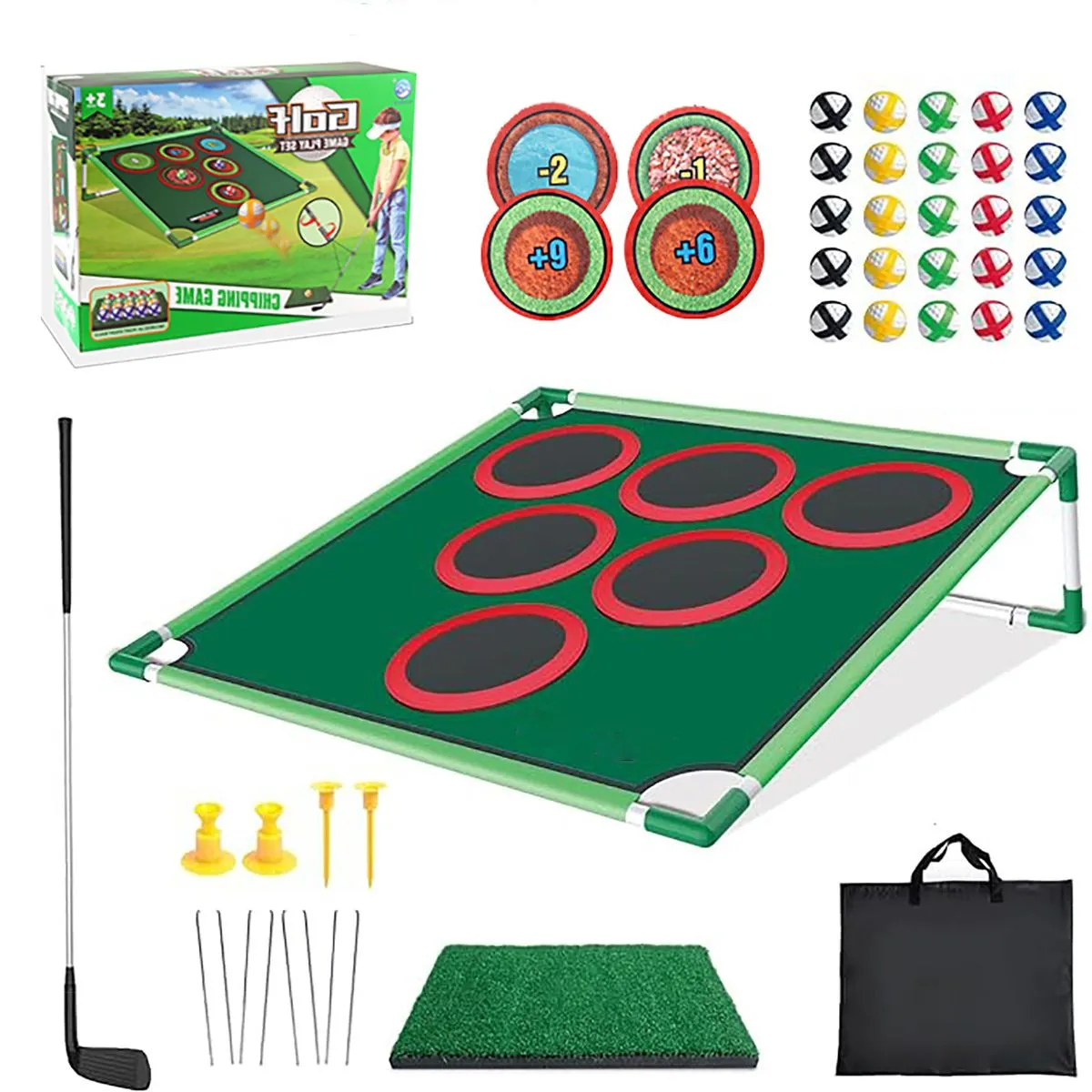 Kids Golf Set,Golf Game Play Set with Club,Indoor and Outdoor Golf Toys