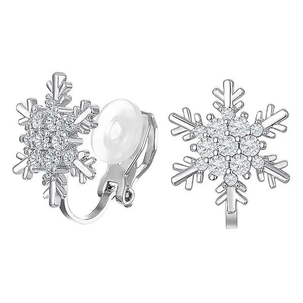 Clip On Earrings for Non Pierced Ears Elegant Pressing Earrings