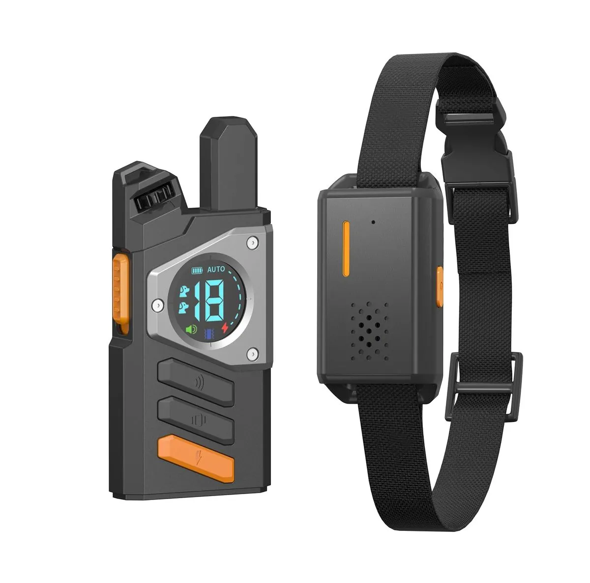 2-in-1 Dog Shock Collar with Remote Control and Automatic Bark Mode