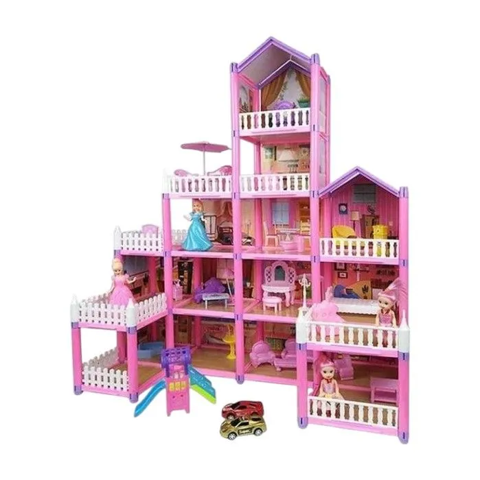 5 Floors Princess Castle Playhouse for Girls with Furniture and Accessories
