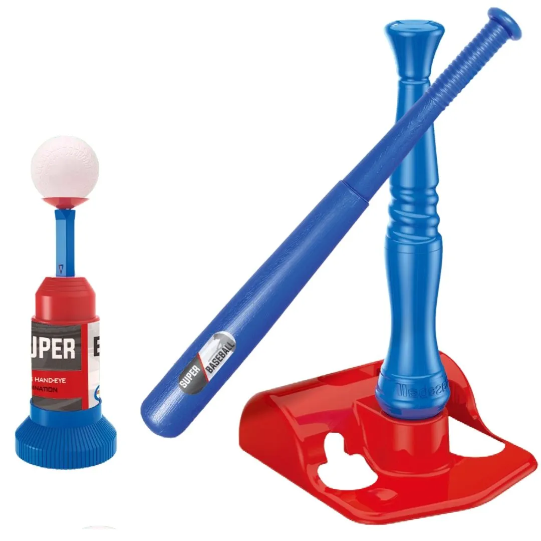 2-in-1 Super Baseball Play Set Toy - Sports Playset Toys for Boys