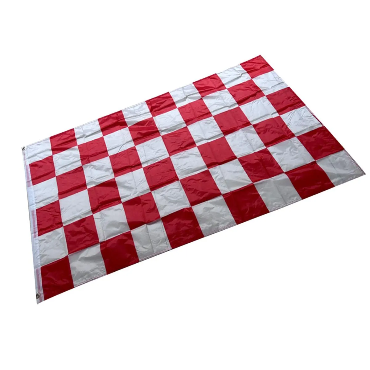 Red and White Check Flag Checkered Flags for Decorating Home Party