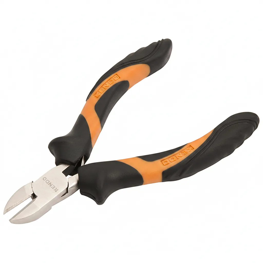 Kendo Mini Diagonal Cutter 115mm - Precision Wire Cutting Tool