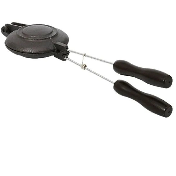 LK's - Cast Iron Jaffle Maker -  Black Enamel 120mm Diameter