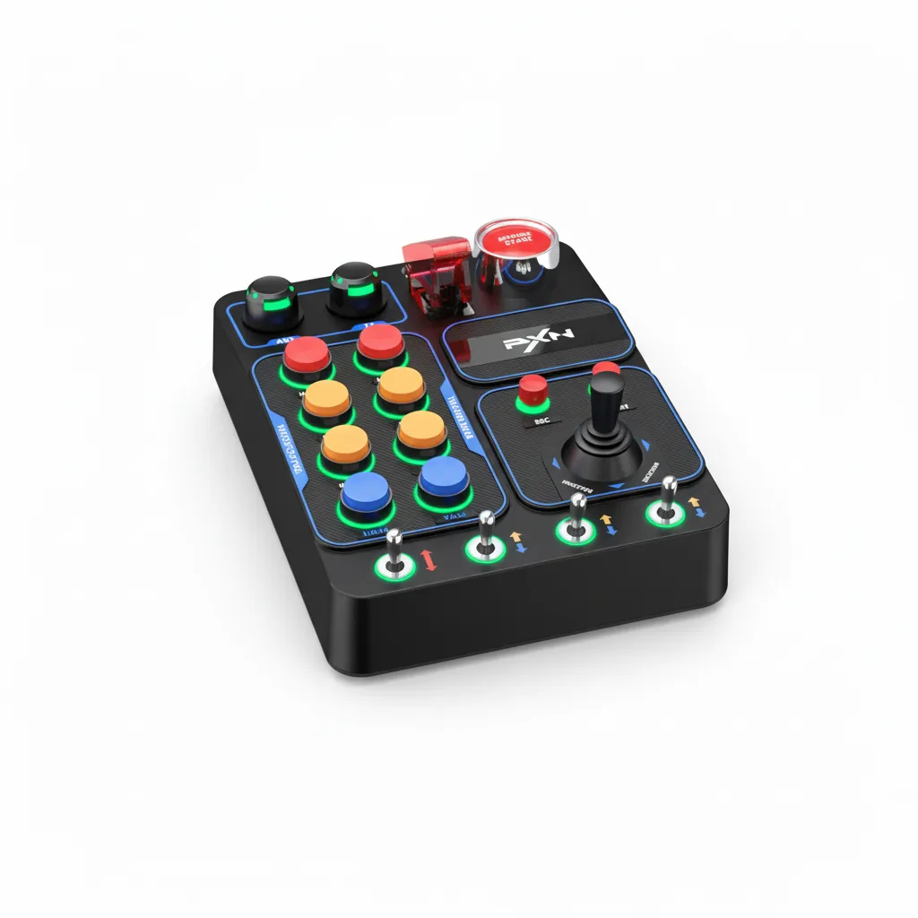 PXN Sim Racing Controller Button Box with 30 Programmable Buttons