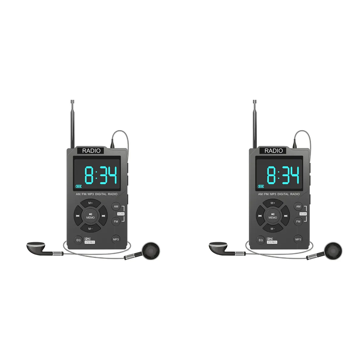 Mini Radio Pocket Am Fm Digital Radio Receiver Auto-Search Channel