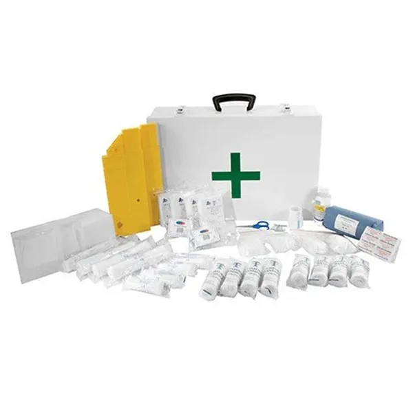 First Aid Factory Regulation 3 Kit Complete in White Metal Box