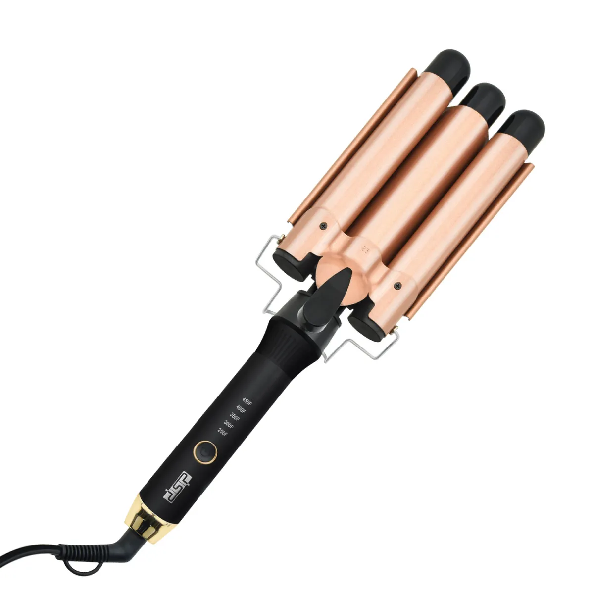 Hair Curler Deep Waves Iron 3 Barrels Waver Wand Fast Heating