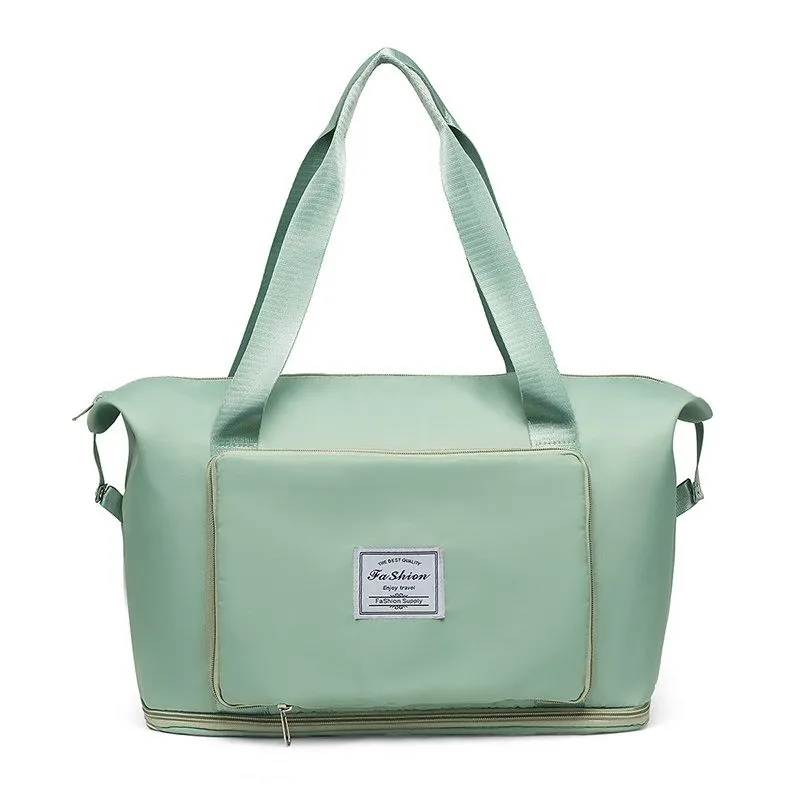 Small Gym Bag Stylish Travel Compact Sports Bag, Small Duffle Bag - Green