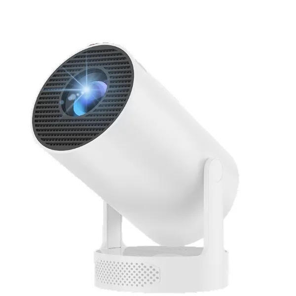 Sleek Compact Travel-Ready Mini Projector with 130-Inch Screen