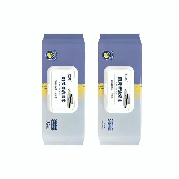 Kitchen Cleaning Wipes 80 + 80 Pieces Set of 2