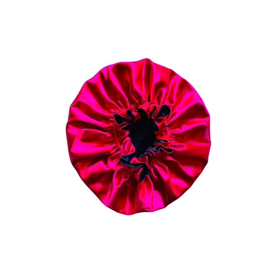 Reversable Dual Layer Satin Bonnet- Caroline