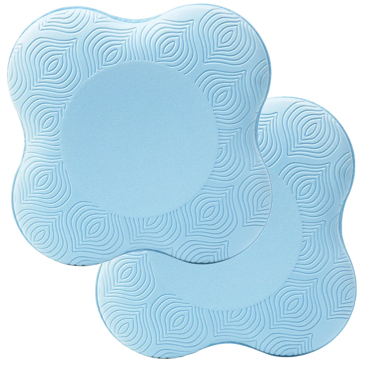 Yoga Knee Pad Anti Slip Yoga Support Mat Pilates Kneeling Cushion - 2 Piece - Blue