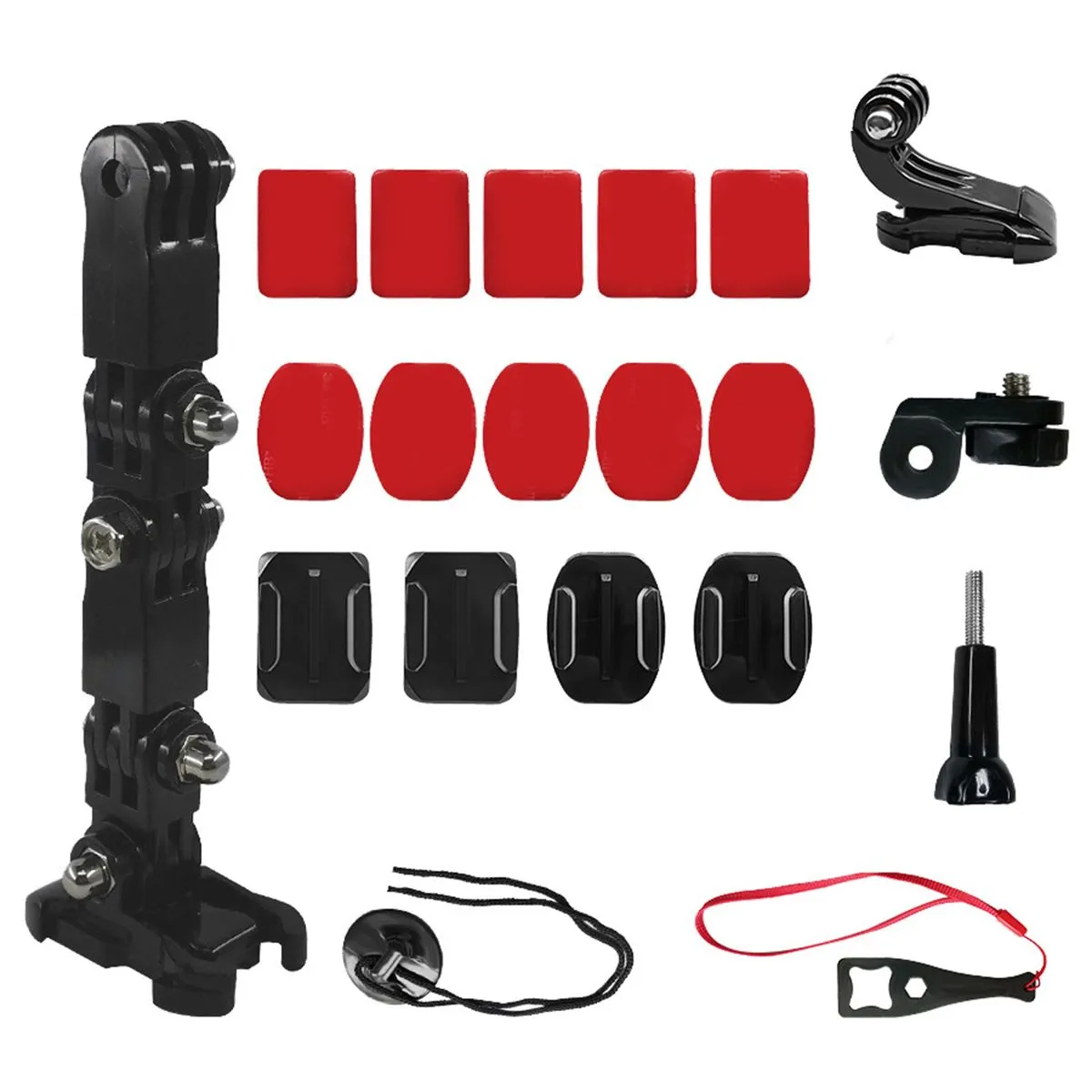 Motorcycle Helmet Mount for Gopro Hero 9 8 7 6 5 4 Camera Accessories