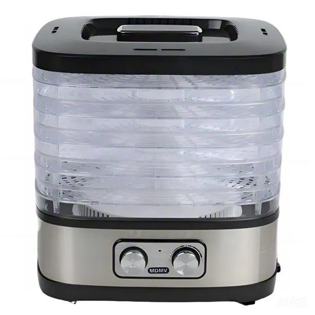 MDMV 240W Food Dehydrator - 5-Layer Mechanical Dryer for Fruits & Meat