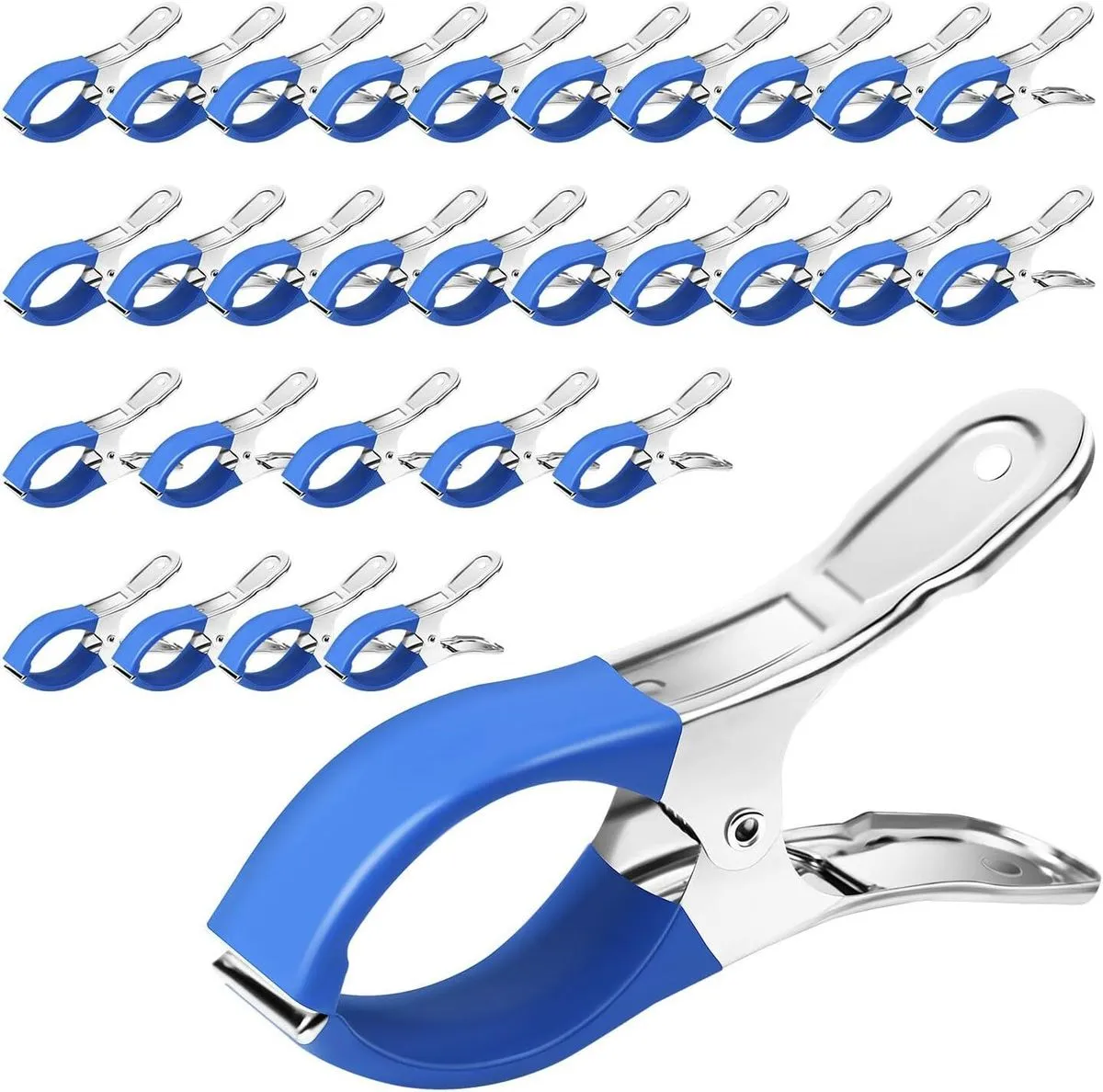30 Pack Pool Cover Clips 4.7 Inch Stainless Steel Pool Cover Clamps