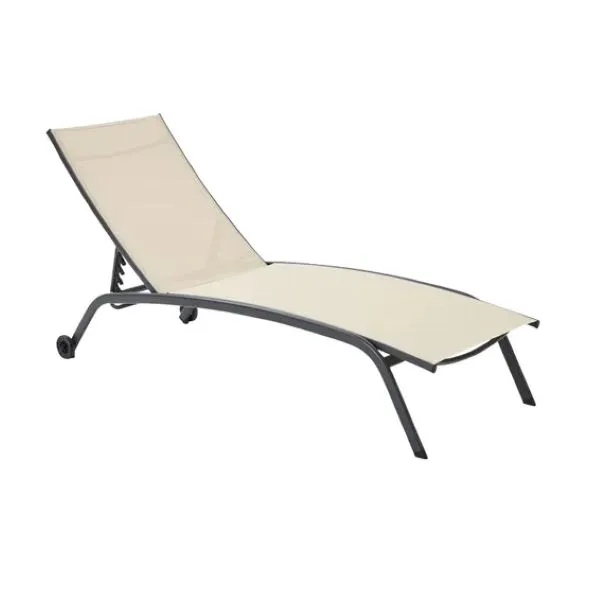 Sunbed Rivera 4way Beige
