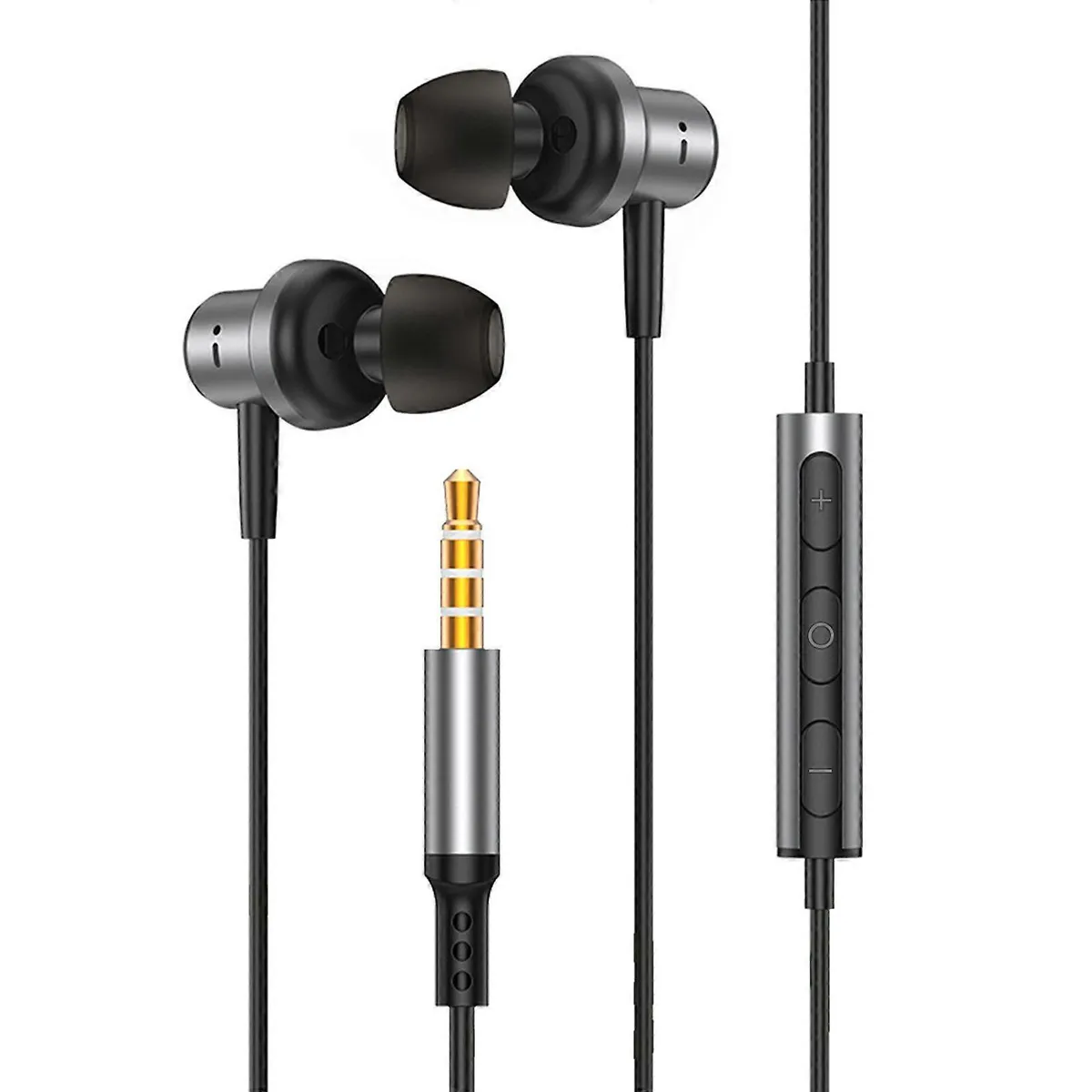 In-ear wired gaming headphones for computers and mobile phones
