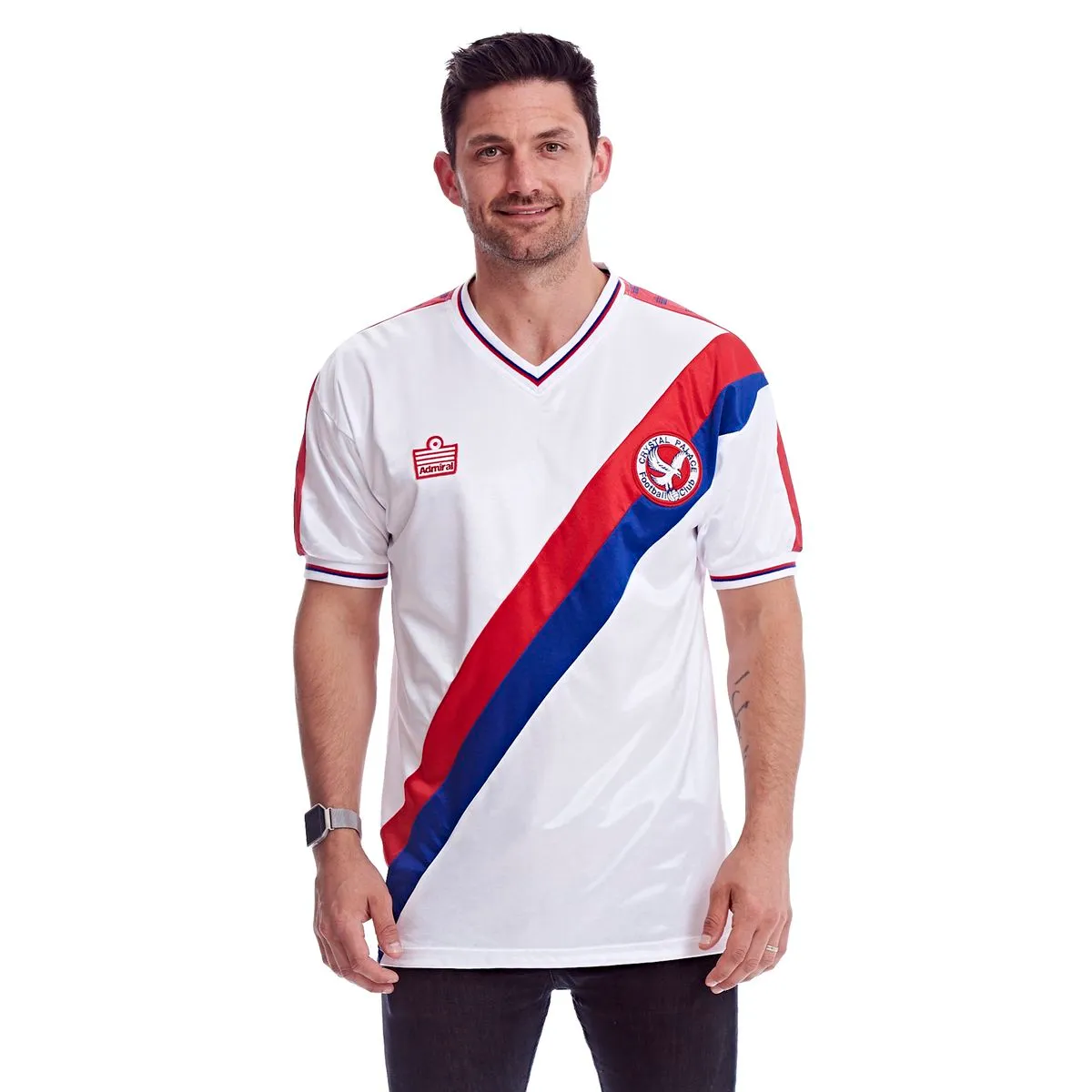 Crystal Palace Unisex 1978 Admiral Retro Football Supporters Shirt