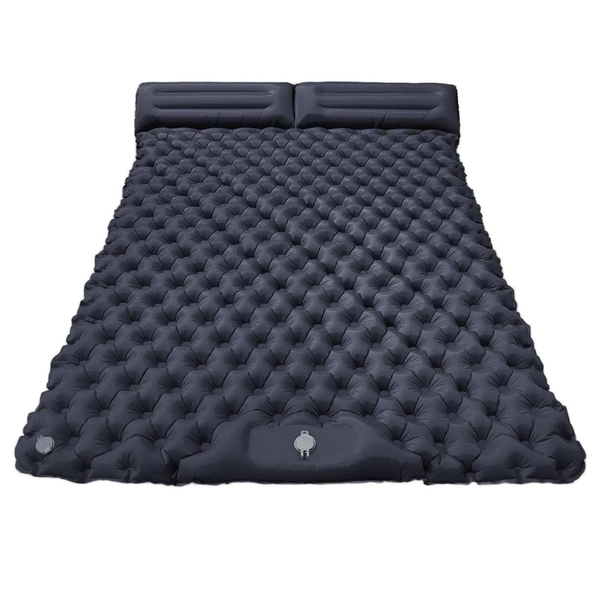 Outdoor Extra Wide Sleeping Pad Mat Ultralight Folding Bed CarTravel Mat - Black