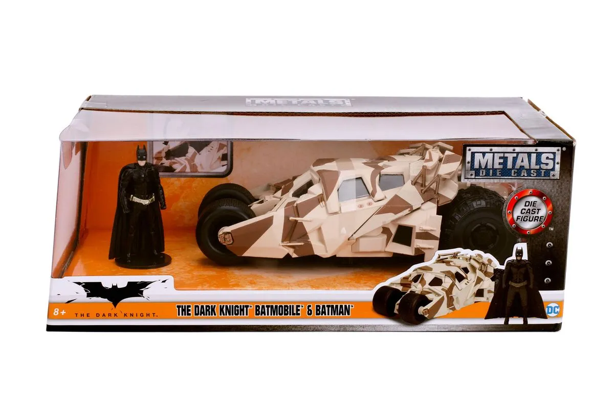 Jada Batmobile 2008 The Dark Knight Rises Batmobile 1:24 with figure