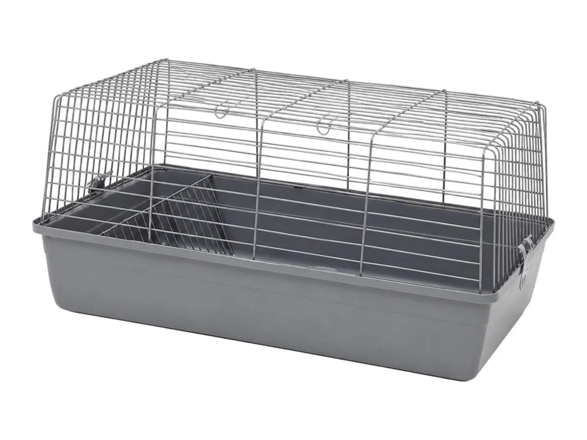 Rabbit Cage with Feeder (101cm x 51cm x 37.5cm)