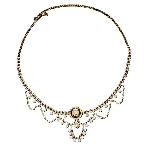 Luxury Crystal Head Chain Headpiece Forehead Teardrop Rhinestone Hair