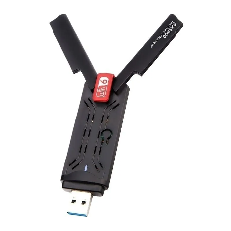 AX1800 USB3.0 WiFi 6 Adapter Dual Band High-Gain Dual Antenna