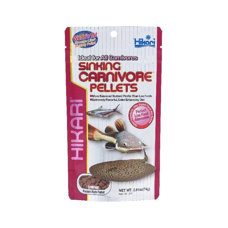 Hikari Sinking Carnivore Pellets 74g