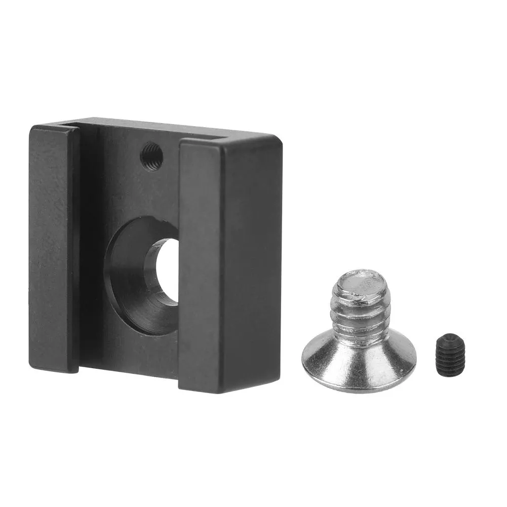 1/4" Aluminium Flash Shoe Mount for Tripod Studio