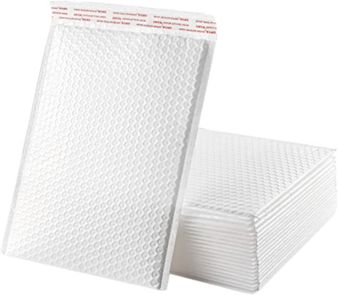 50pcs Pearlescent Film Bubble Bags Small Mailers Sturdy Package Accessory