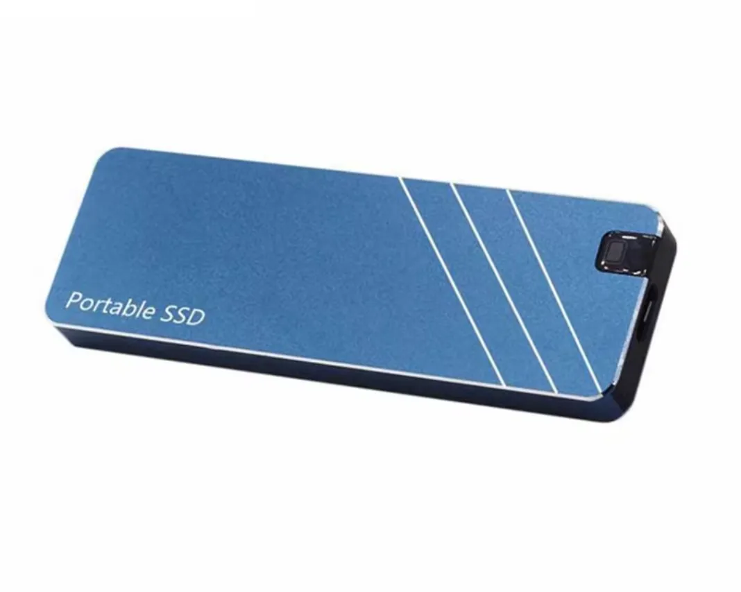 1/2/4 TB Type-C SSD High-Speed External Storage Drive for PC Laptop Phones - 1TB-Blue