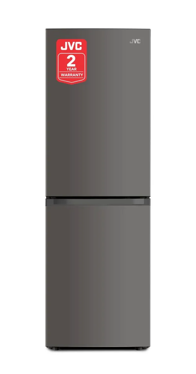 JVC Top Fridge Freezer 310L Frost Free Inverter Dark Grey