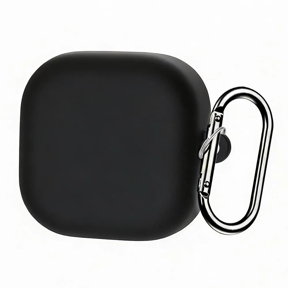 UGABUGA Silicone Earbud Case with Hook Compatible with Samsung Galaxy Buds4 - Black