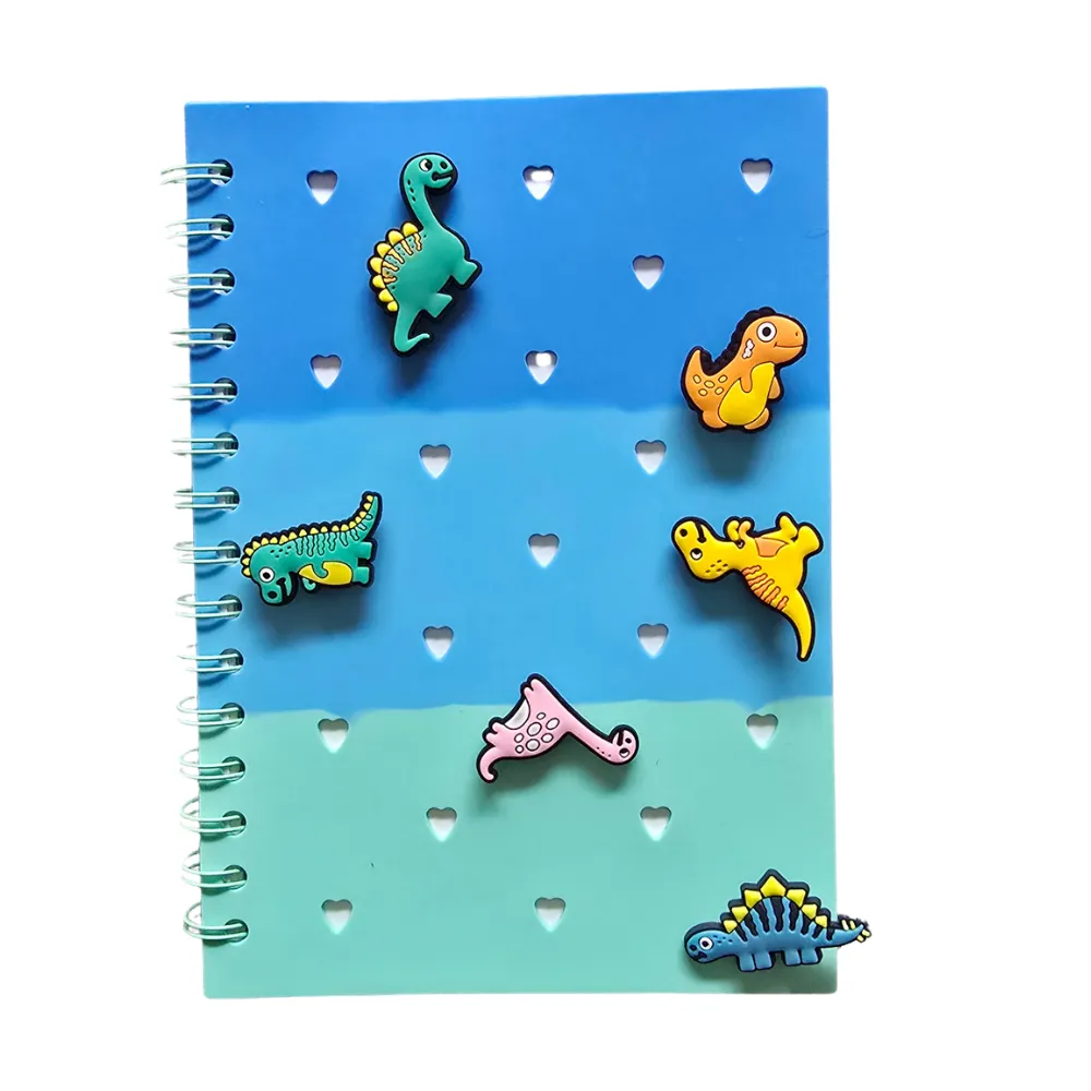 A5 Silicone Cover Notebook - Blue
