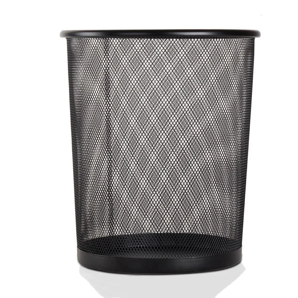 Deli Mesh Waste Bin 234×190×275mm Black