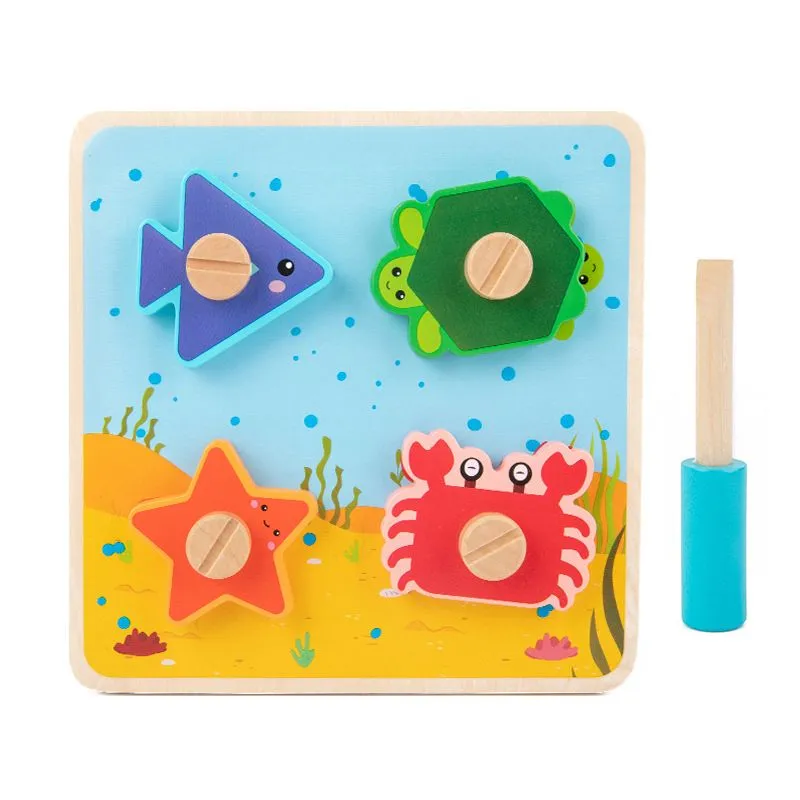 iKids Screws Jigsaw Puzzles Marine Animal
