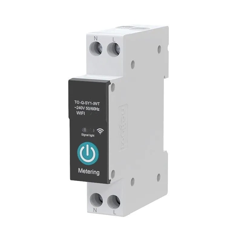 Wifi Intelligent Circuit Breaker Household Appliance Switch - Black