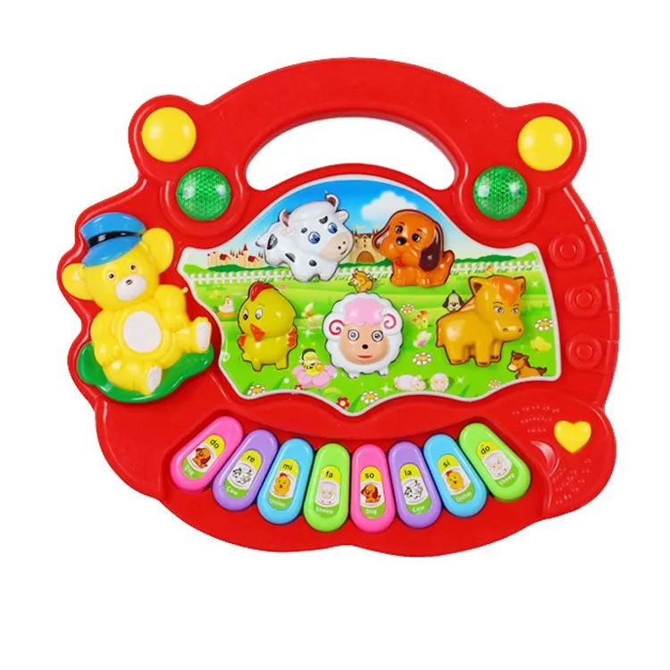 Children's Electronic Organ Toys, Farm Animal Musical Organ Toys